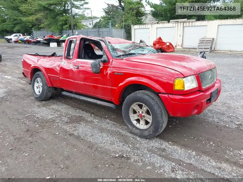 FORD RANGER 2002, VIN 1FTZR45E92TA64368