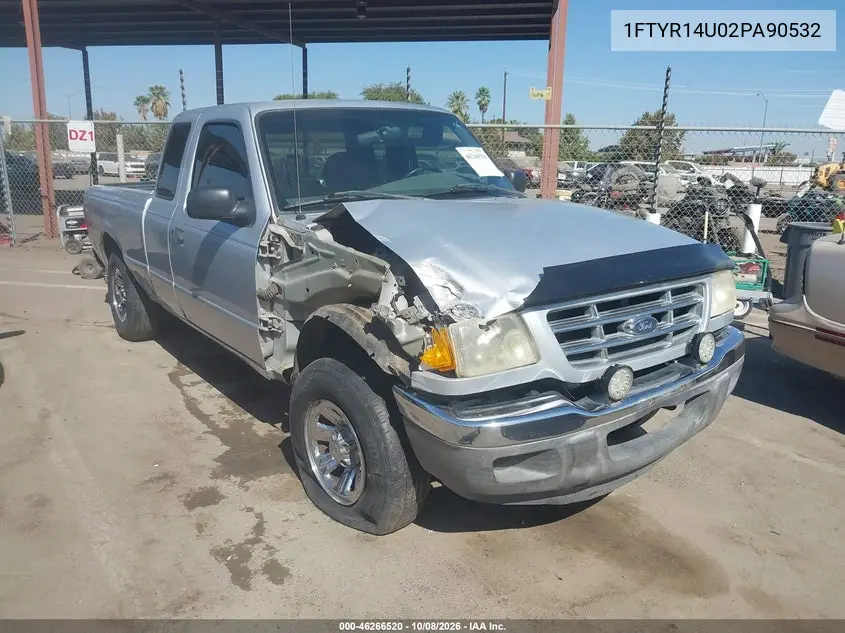 FORD RANGER 2002, VIN 1FTYR14U02PA90532