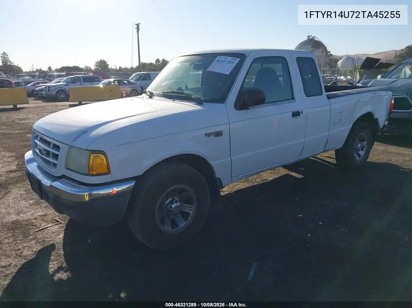 2002 FORD RANGER VIN 1FTYR14U72TA45255 — фото 2