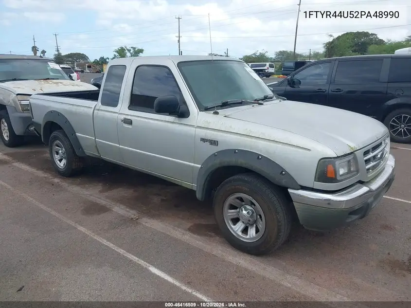 FORD RANGER 2002, VIN 1FTYR44U52PA48990