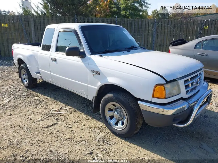 FORD RANGER 2002, VIN 1FTYR44U42TA44744