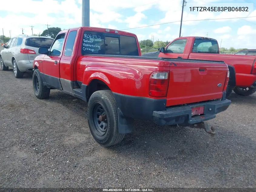 2003 FORD RANGER VIN 1FTZR45E83PB06832 — фото 3