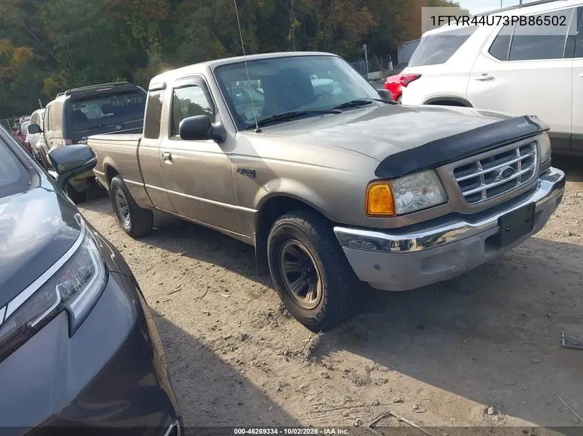 FORD RANGER 2003, VIN 1FTYR44U73PB86502