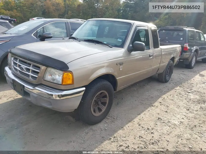 2003 FORD RANGER VIN 1FTYR44U73PB86502 — фото 2