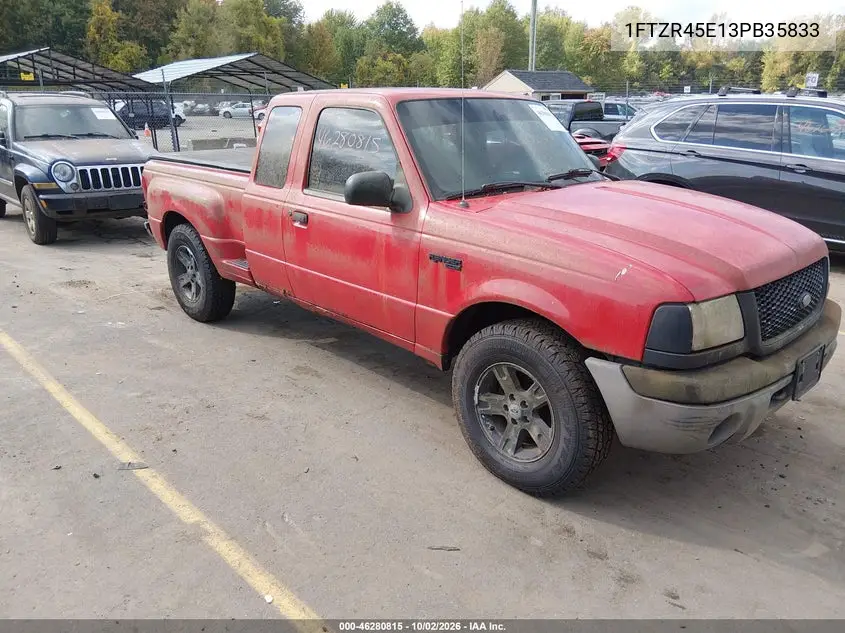 FORD RANGER 2003, VIN 1FTZR45E13PB35833
