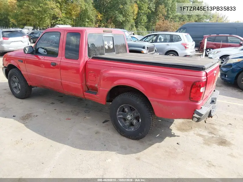 2003 FORD RANGER VIN 1FTZR45E13PB35833 — фото 3