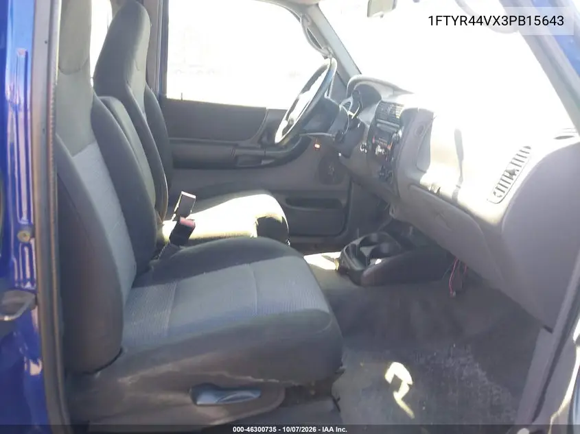 2003 FORD RANGER VIN 1FTYR44VX3PB15643 — фото 5