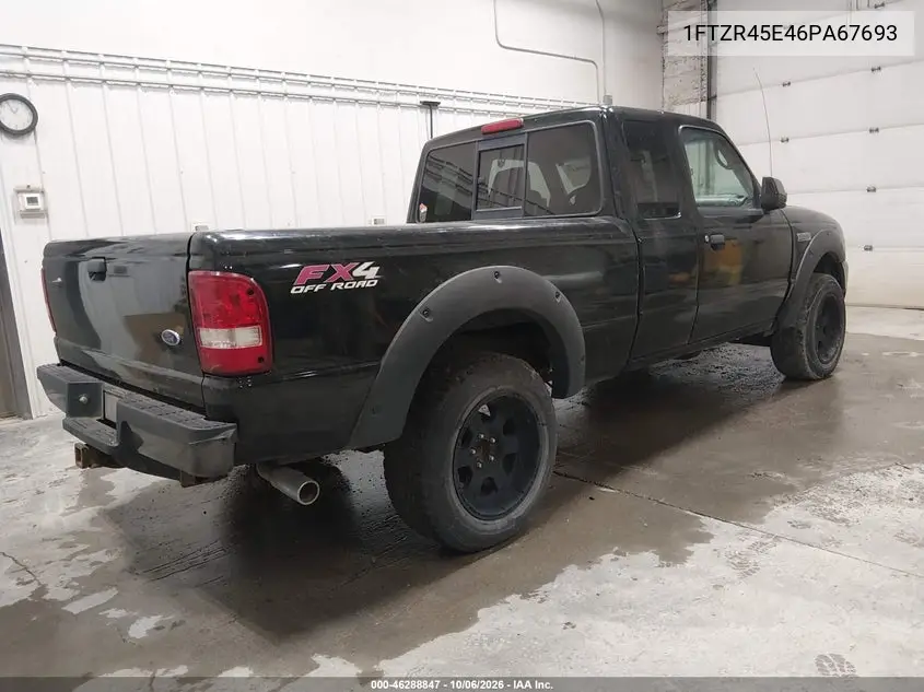 2006 FORD RANGER VIN 1FTZR45E46PA67693 — фото 4