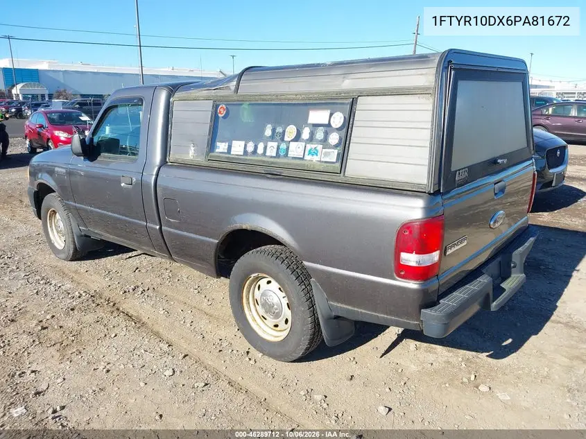 2006 FORD RANGER VIN 1FTYR10DX6PA81672 — фото 3