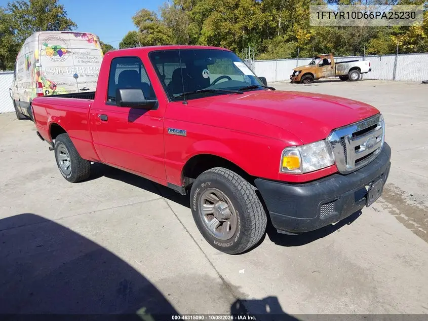 FORD RANGER 2006, VIN 1FTYR10D66PA25230