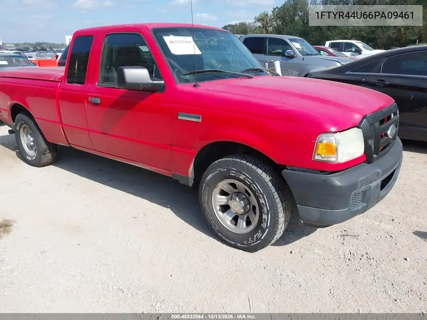 FORD RANGER 2006, VIN 1FTYR44U66PA09461