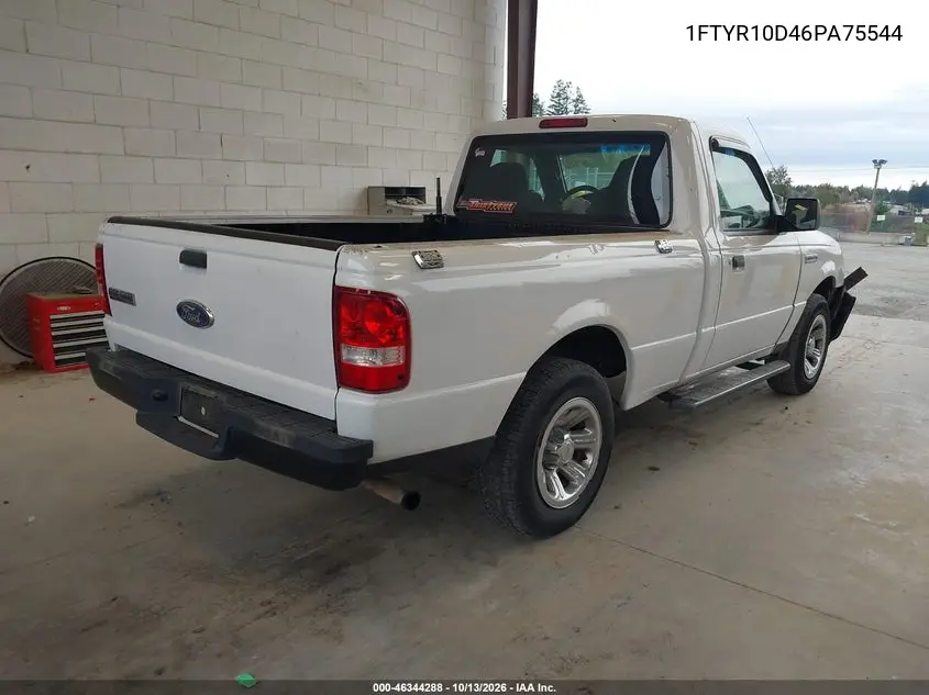 2006 FORD RANGER VIN 1FTYR10D46PA75544 — фото 4