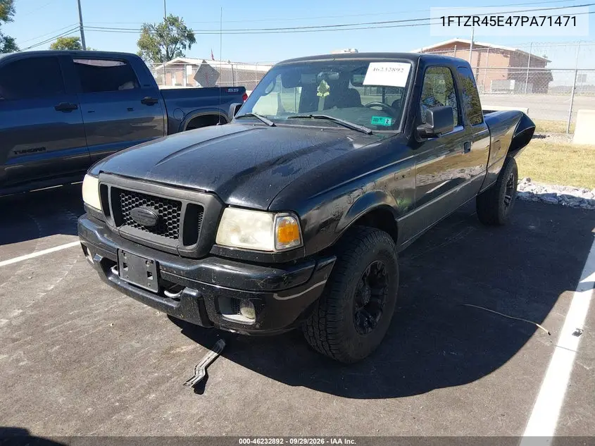 2007 FORD RANGER VIN 1FTZR45E47PA71471 — фото 2