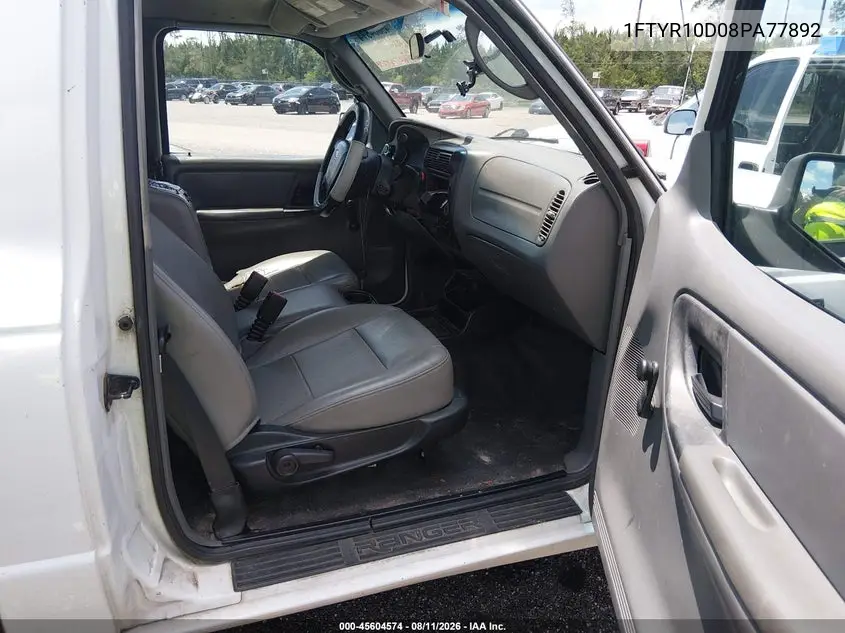 2008 FORD RANGER VIN 1FTYR10D08PA77892 — фото 5
