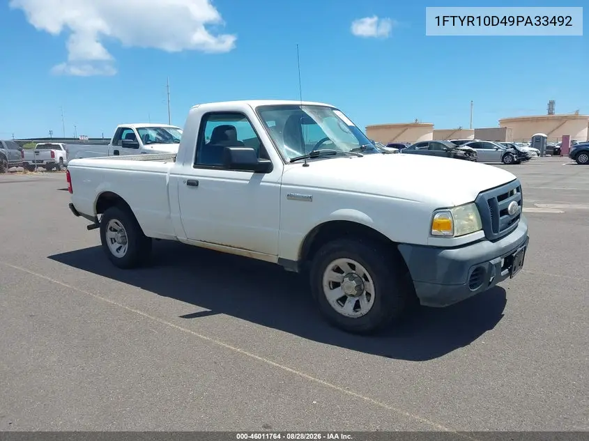 2009 FORD RANGER VIN 1FTYR10D49PA33492 — фото 2