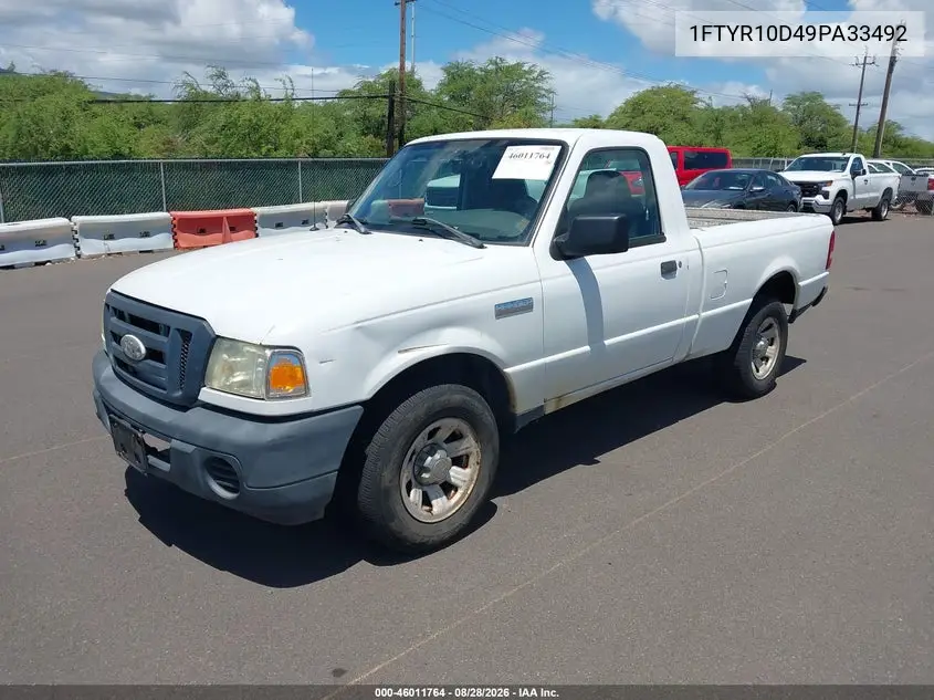 2009 FORD RANGER VIN 1FTYR10D49PA33492 — фото 3