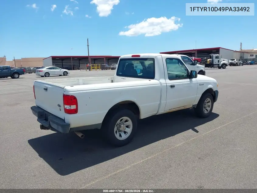 FORD RANGER 2009, VIN 1FTYR10D49PA33492