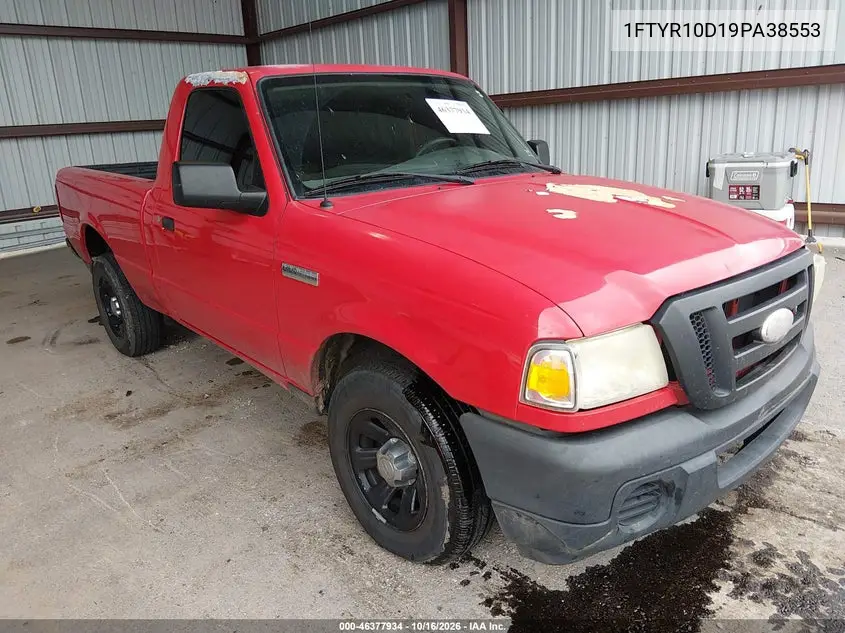 FORD RANGER 2009, VIN 1FTYR10D19PA38553