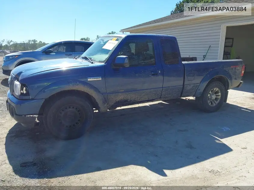 2010 FORD RANGER VIN 1FTLR4FE3APA03884 — фото 2