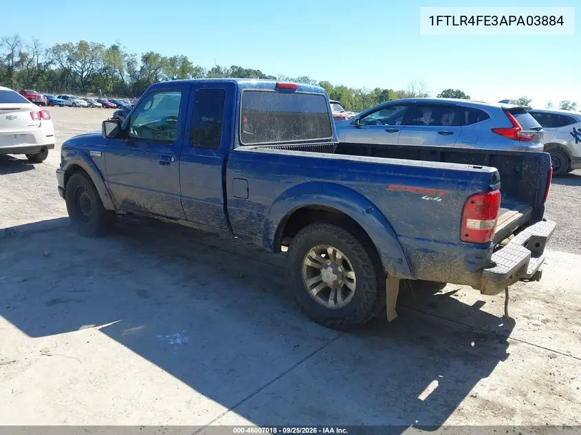 2010 FORD RANGER VIN 1FTLR4FE3APA03884 — фото 3