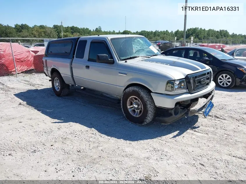 FORD RANGER 2010, VIN 1FTKR1ED1APA16331