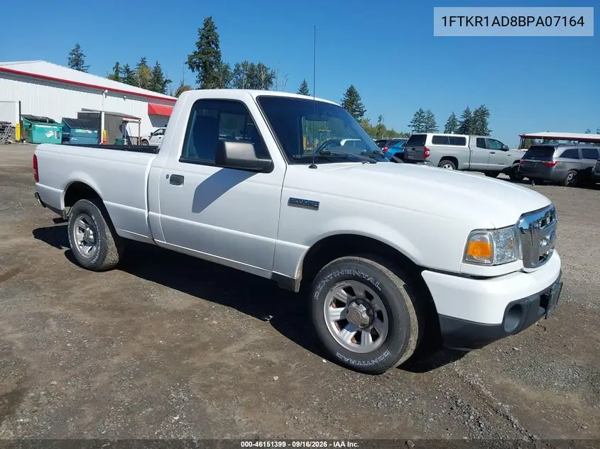 FORD RANGER 2011, VIN 1FTKR1AD8BPA07164