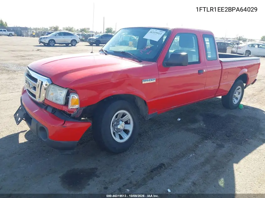 2011 FORD RANGER VIN 1FTLR1EE2BPA64029 — фото 2