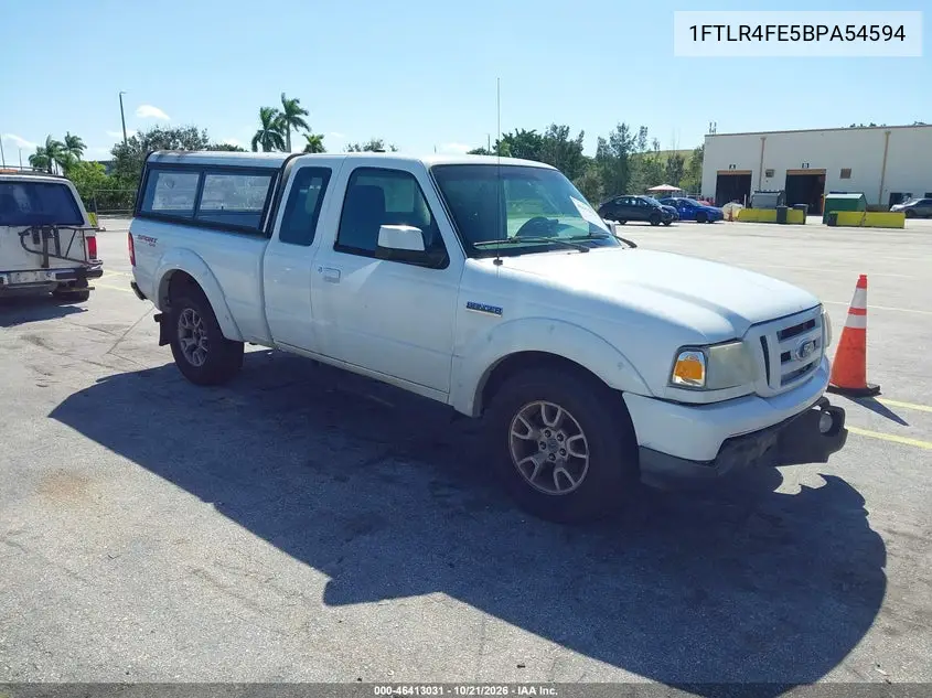 FORD RANGER 2011, VIN 1FTLR4FE5BPA54594
