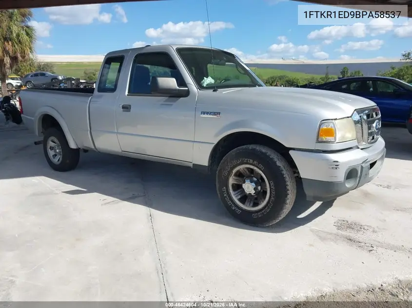 FORD RANGER 2011, VIN 1FTKR1ED9BPA58537