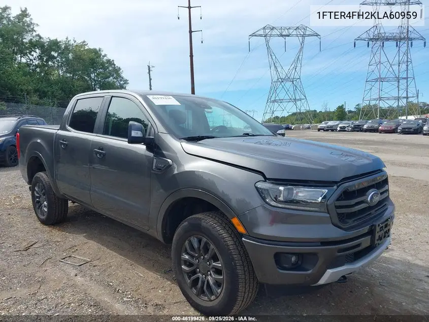 FORD RANGER 2019, VIN 1FTER4FH2KLA60959