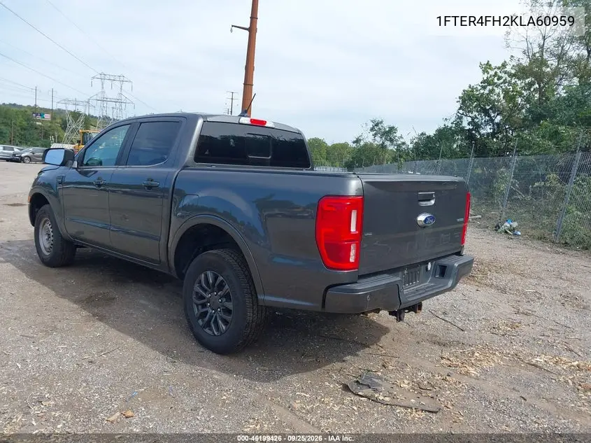 2019 FORD RANGER VIN 1FTER4FH2KLA60959 — фото 3