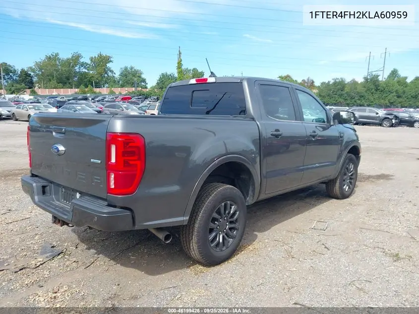 2019 FORD RANGER VIN 1FTER4FH2KLA60959 — фото 4