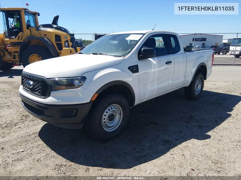 2019 FORD RANGER VIN 1FTER1EH0KLB11035 — фото 2