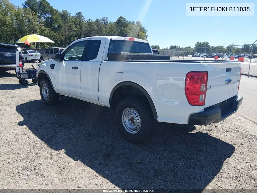 2019 FORD RANGER VIN 1FTER1EH0KLB11035 — фото 3