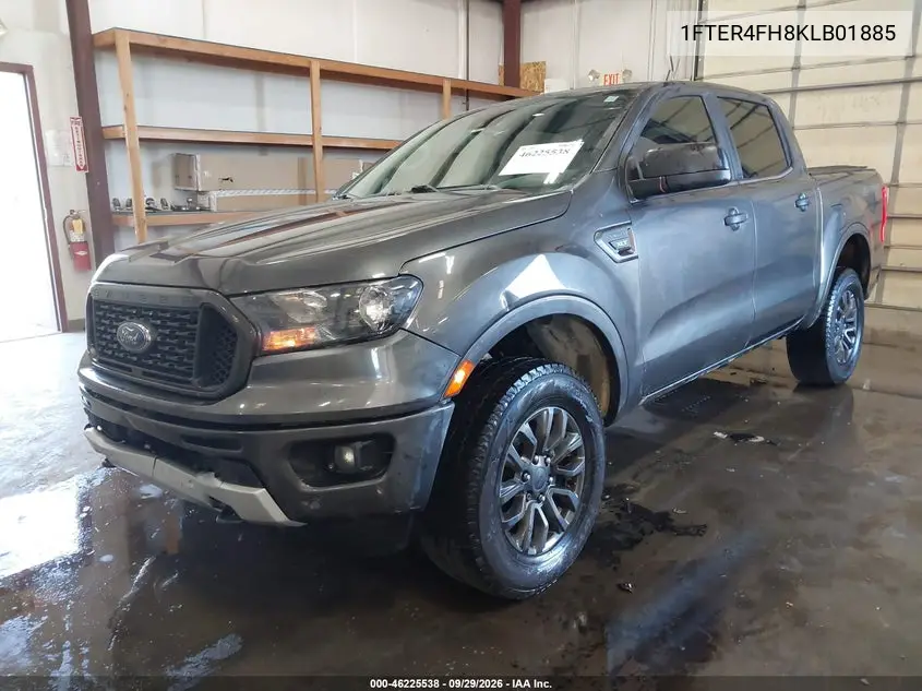 2019 FORD RANGER VIN 1FTER4FH8KLB01885 — фото 2