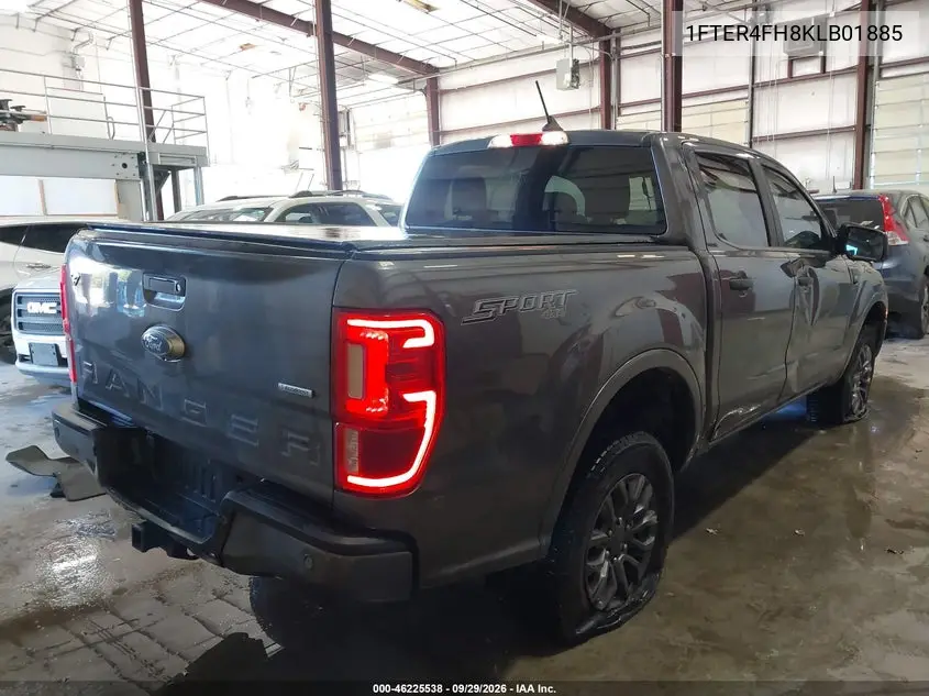 2019 FORD RANGER VIN 1FTER4FH8KLB01885 — фото 4