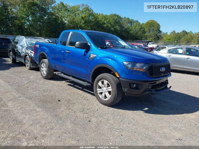 FORD RANGER 2019, VIN 1FTER1FH2KLB20897