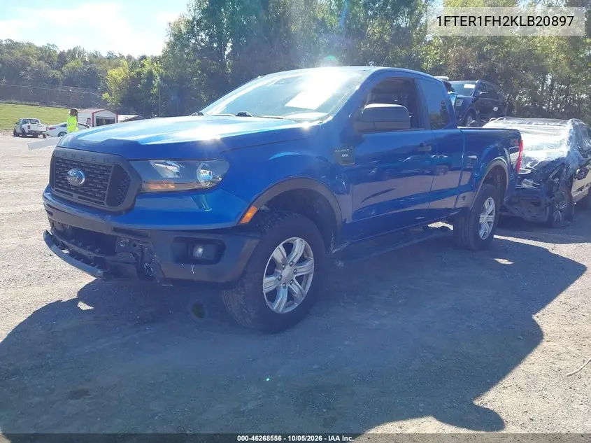 2019 FORD RANGER VIN 1FTER1FH2KLB20897 — фото 2
