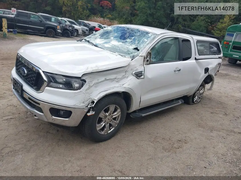 2019 FORD RANGER VIN 1FTER1FH6KLA14078 — фото 2