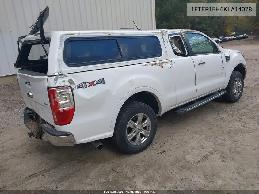 2019 FORD RANGER VIN 1FTER1FH6KLA14078 — фото 4