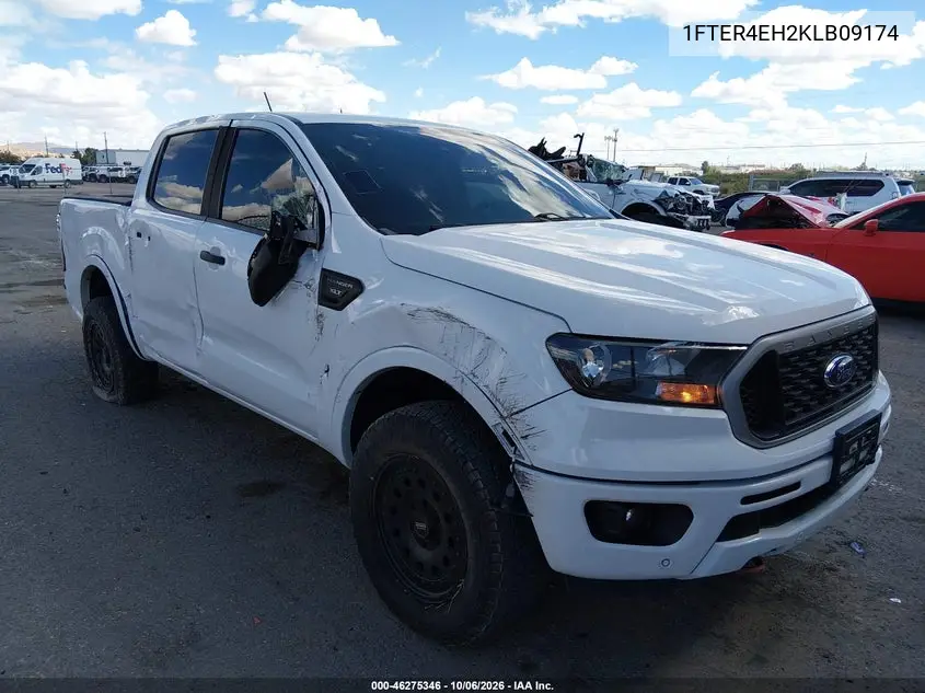 FORD RANGER 2019, VIN 1FTER4EH2KLB09174