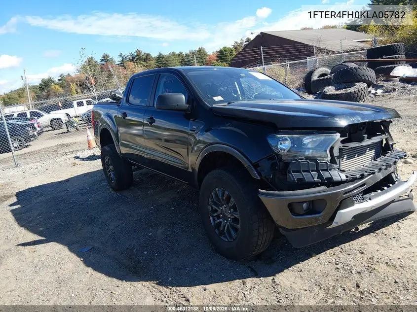 FORD RANGER 2019, VIN 1FTER4FH0KLA05782