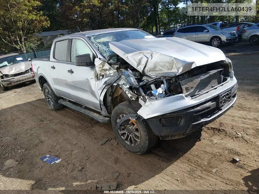 FORD RANGER 2020, VIN 1FTER4FH7LLA60439