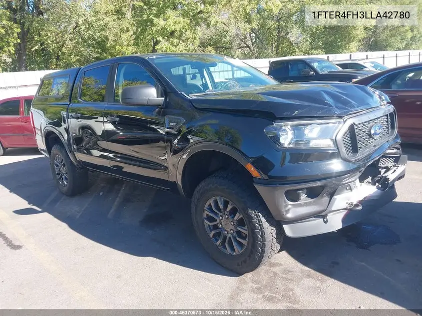 FORD RANGER 2020, VIN 1FTER4FH3LLA42780