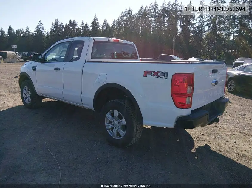 2021 FORD RANGER VIN 1FTER1FH4MLD52694 — фото 3