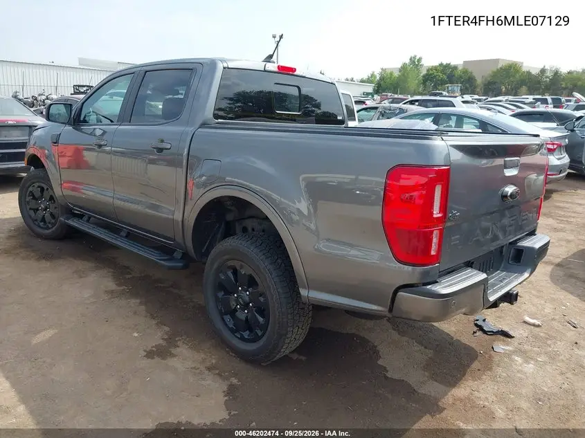 2021 FORD RANGER VIN 1FTER4FH6MLE07129 — фото 3