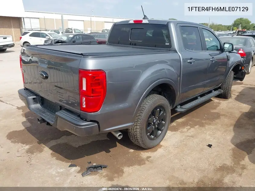 2021 FORD RANGER VIN 1FTER4FH6MLE07129 — фото 4