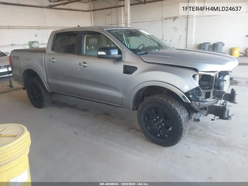 FORD RANGER 2021, VIN 1FTER4FH4MLD24637