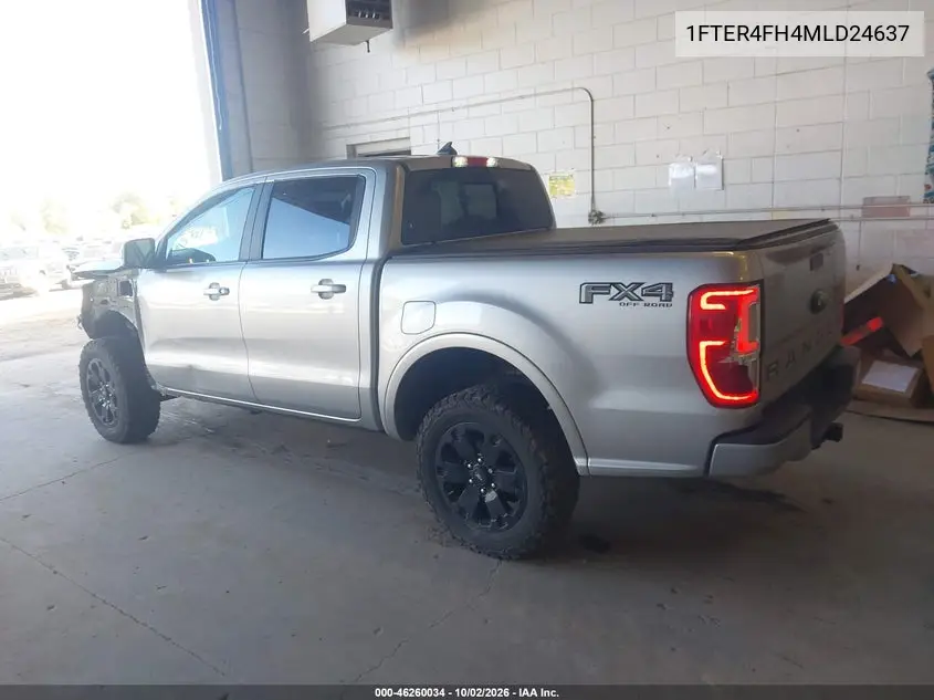 2021 FORD RANGER VIN 1FTER4FH4MLD24637 — фото 3