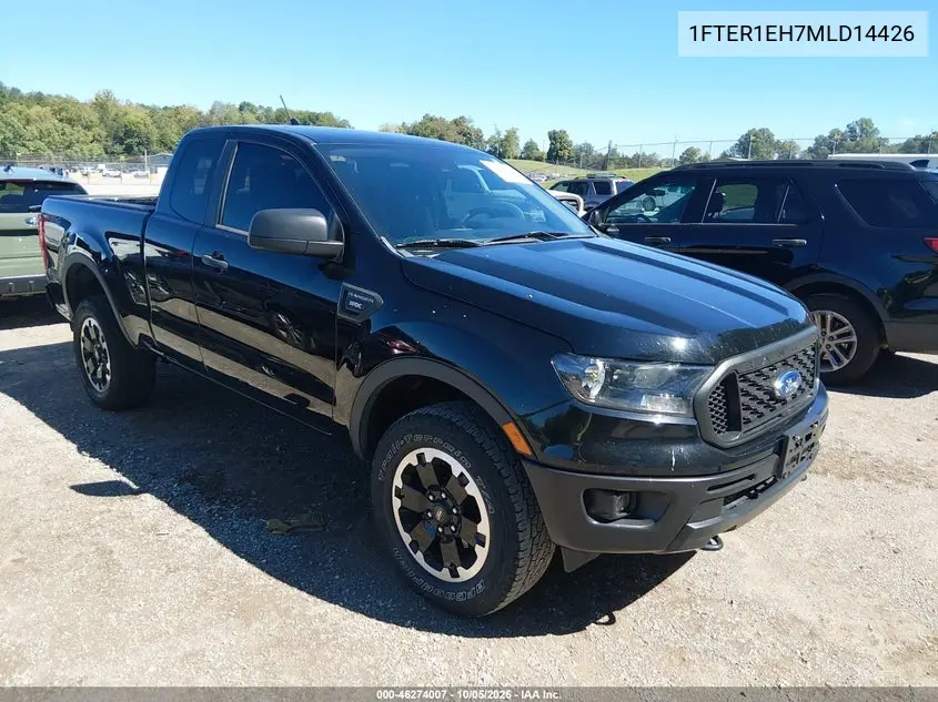 FORD RANGER 2021, VIN 1FTER1EH7MLD14426